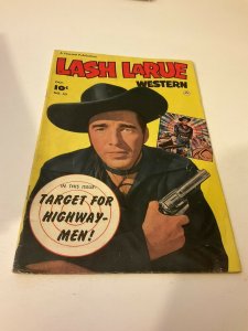 Lash Larue Western 33 Vg Very Good 4.0 Fawcett