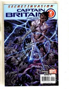 16 Captain Britain & MI13 Comics # 1 2 3 4 5 6 7 8 9 10 11 12 13 14 15 1 AN CJ13