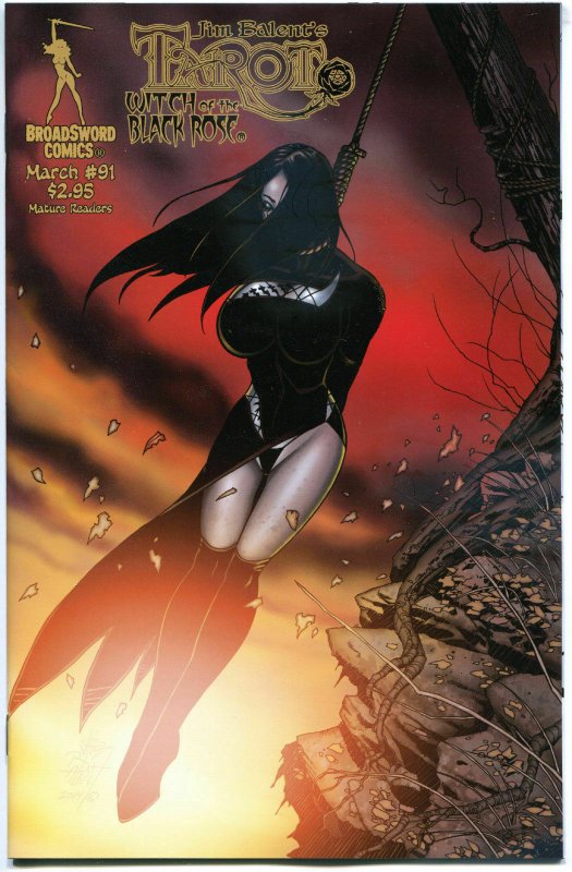 TAROT WITCH of the Black Rose #91, NM, Jim Balent, 2000, Holly Golightly, Femme