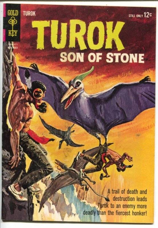 Turok Son Of Stone #42 1964-Gold Key-pre-histoic Indian adventures- Alberto G... 