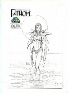 MICHAEL TURNER'S FATHOM VOL. 2 #0 (9.2) SKETCH COVER VARIANT!! 2005