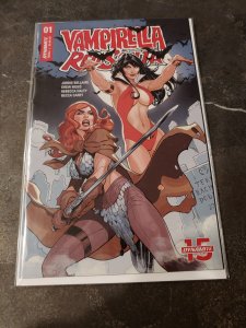 Vampirella/Red Sonja #1 Virgin Art Cover Terry Dodson (2019)