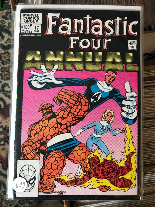 Fantastic Four Annual #17 Newsstand Edition (1983)