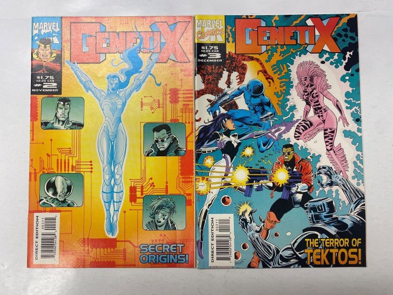 4 MARVEL comic books Genetix #2 3 Death's Head II #13 16 10 KM15