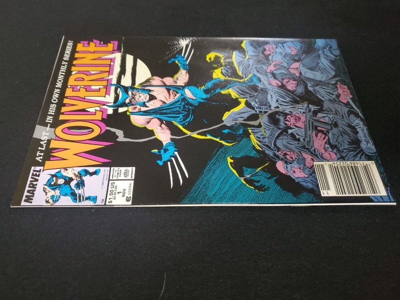 Wolverine #1  1st app of Wolverine as Patch Deadpool 3 1988 Marvel VF