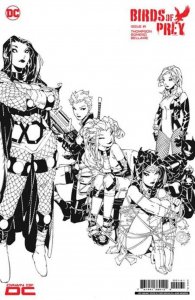 Birds Of Prey #1 Cover G 1 in 50 Chris Bachalo Black & White Card Stock Variant