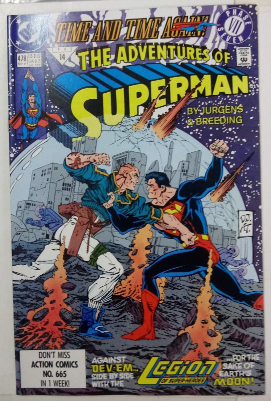 Adventures of Superman Comic Book Lot of 9