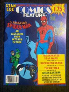 1986 COMICS FEATURE Magazine #40 FN+ 6.5 Amazing Spider-Man / Star Wars Animated