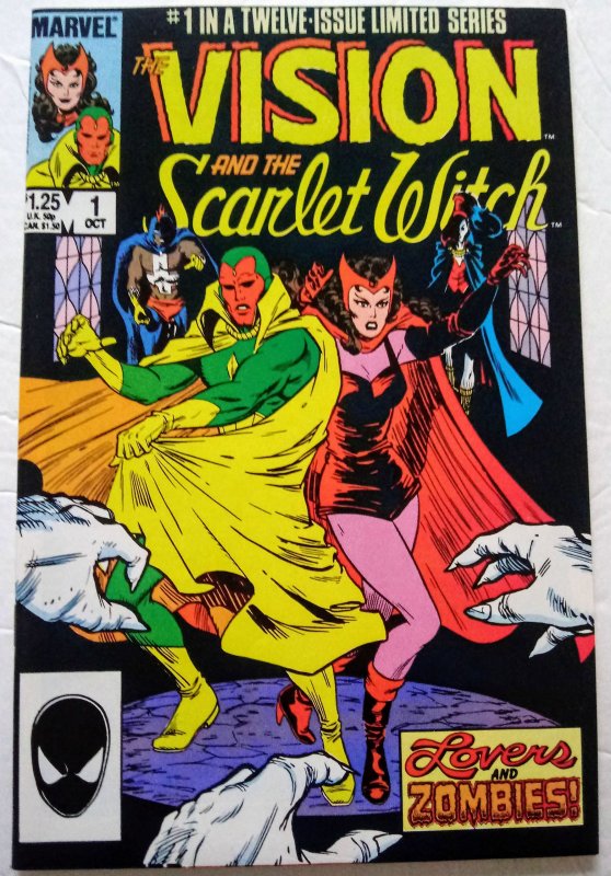 VISION AND THE SCARLET WITCH #1 (1985) Marvel Comics ID#MBX2