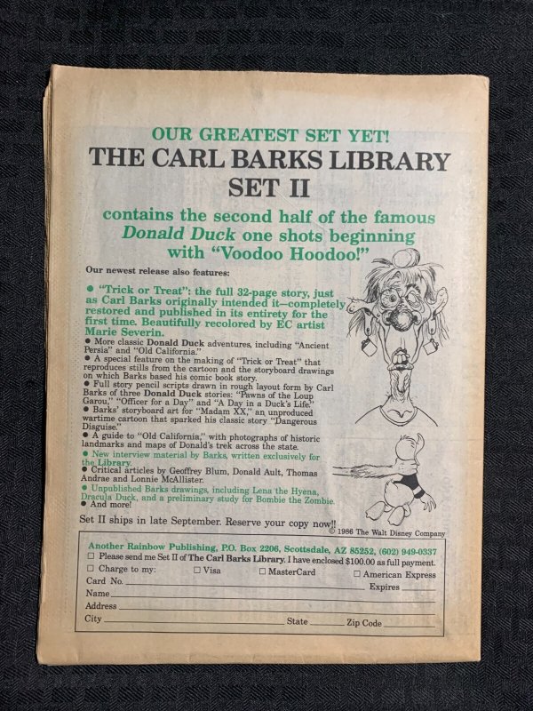 1986 COMICS BUYERS GUIDE Newspaper #671 FN 6.0 Tom Mandrake Shazam!