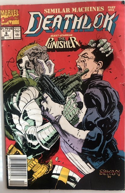 Deathlok #6 Newsstand Edition (1991)