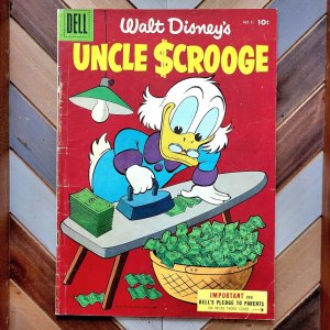 UNCLE SCROOGE #11 VG+ (Gold Key 1955) DISNEY Golden Age Donald Duck | Carl Barks