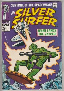 Silver Surfer #2 (Oct-68) VG+ Affordable-Grade Silver Surfer, Shalla Bal
