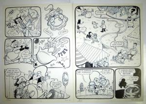 SUGAR & SPIKE Original art Mexican incarnation 11 pages faithful to Mayer great