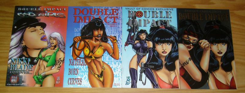 Double Impact vol. 2 #1-3 VF/NM complete series + vault of comics variant