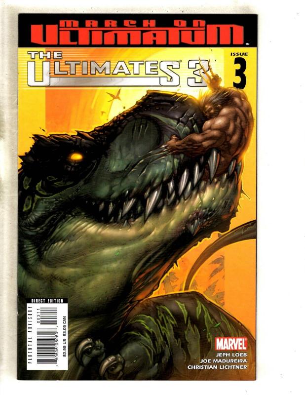 Lot Of 9 Marvel Comic Books Ultimates 3 # 1 2 3 (2) 4 5 + Loki # 1 2 3 Hulk MF11