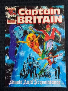 1986 CAPTAIN BRITAIN UK Magazine #14 VG/FN 5.0 Alann Davis & Mark Farmer
