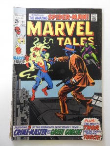 Marvel Tales #21 (1969) GD Condition 2 in spine split
