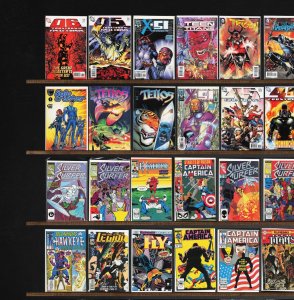 Huge Lot 150+ Comics with Countdown, Captain America, Teen Titans & More!