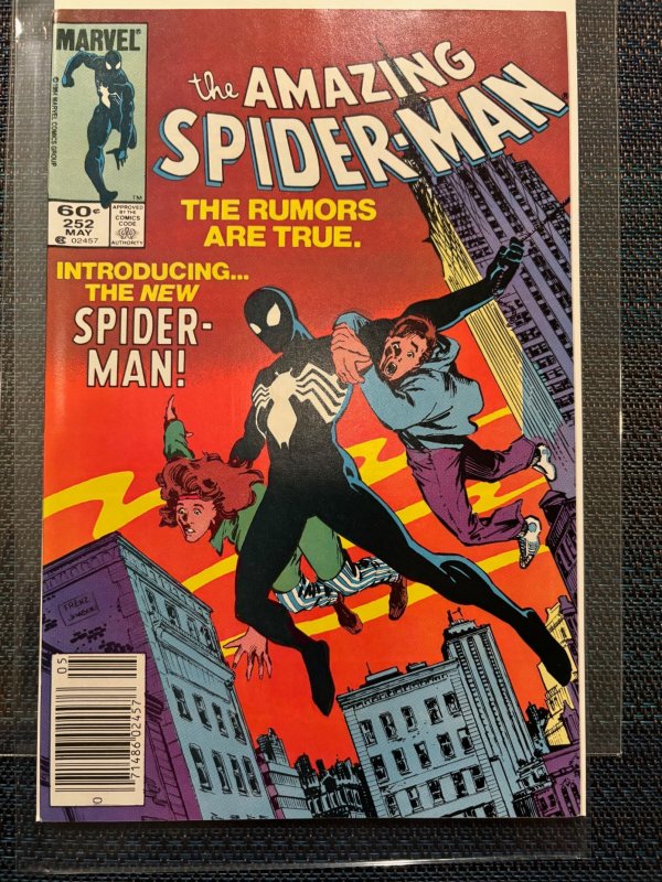 The Amazing Spider-Man #252 Newsstand Cover (1984)