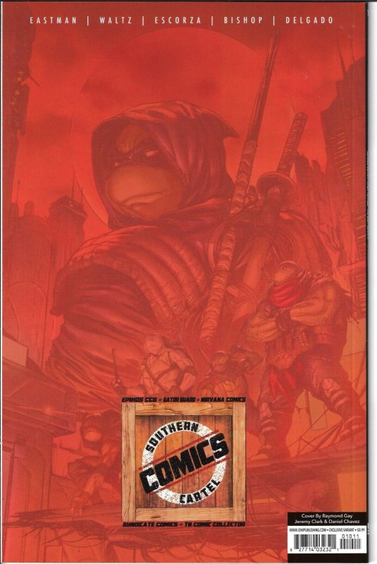TMNT The Last Ronin II Re-Evolution #1 2024 Jeremy Clark Signed Cover IDW EB204