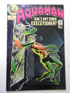 Aquaman #54 (1970) VG- Condition cover and 1st 3 wraps detached top staple
