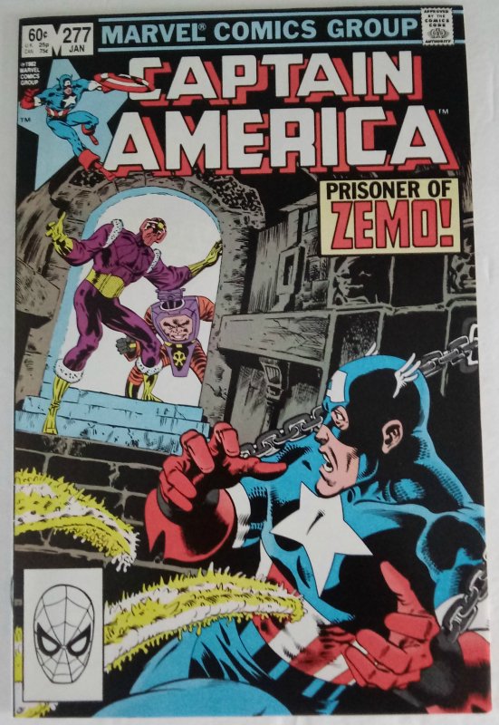 CAPTAIN AMERICA #277 Marvel Comics ID#MBX2