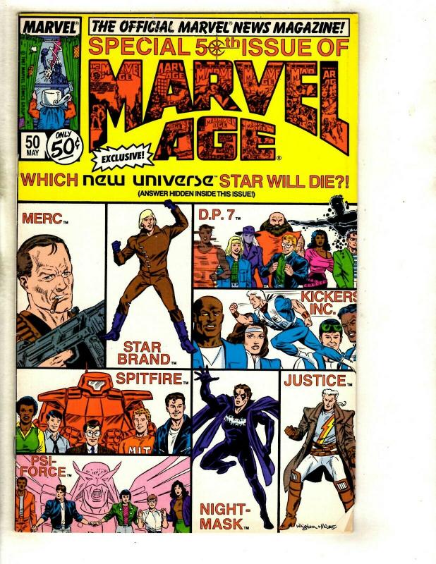10 Marvel Age Marvel Comics # 40 41 42 44 45 46 47 48 49 50 Stan Lee NP10