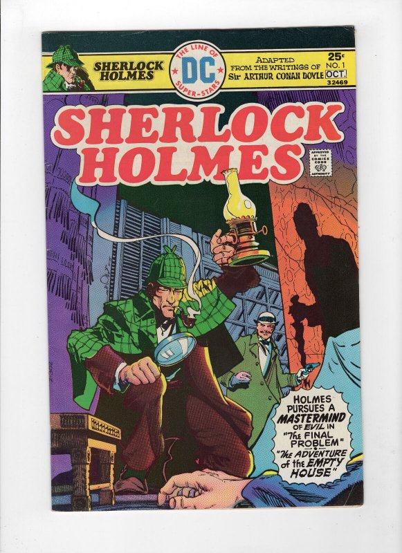 Sherlock Holmes #1 (Sep-Oct 1975, DC) - Very Fine