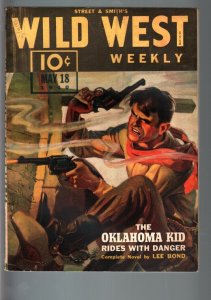 WILD WEST WEEKLY 5/18/1940-WESTERN PULP-OKLAHOMA KID FN