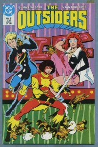 THE OUTSIDERS #8, NM, Mike Barr, Jim Aparo, DC, 1985 1986, more DC in store
