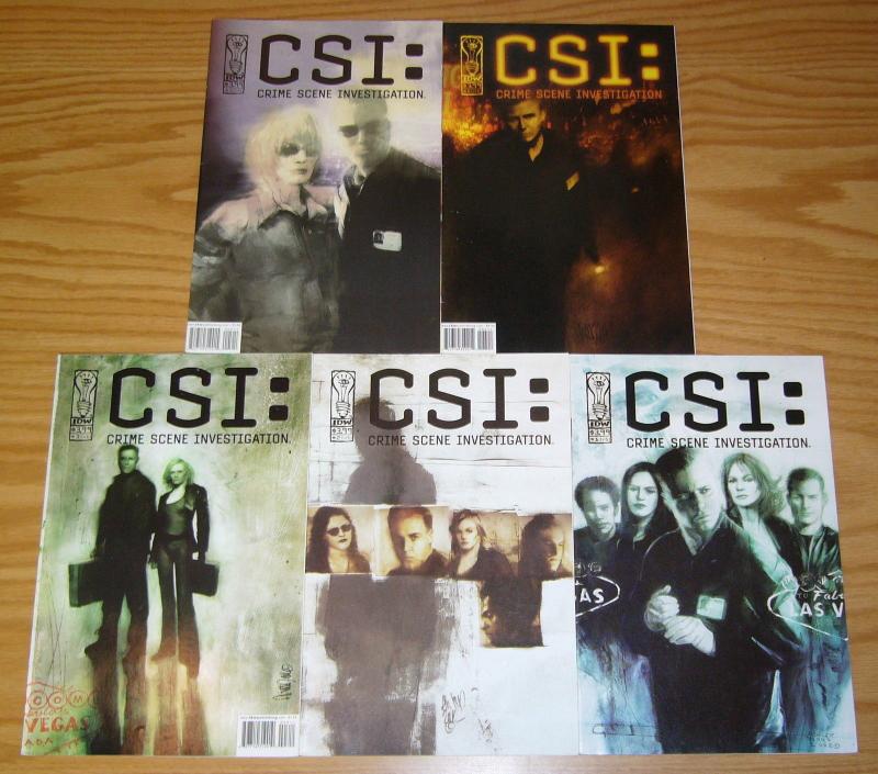 CSI: Crime Scene Investigation #1-5 VF/NM complete series - ashley wood variants