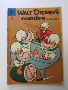 Walt Disney's Comics & Stories #202 (1957) VG- condition see description