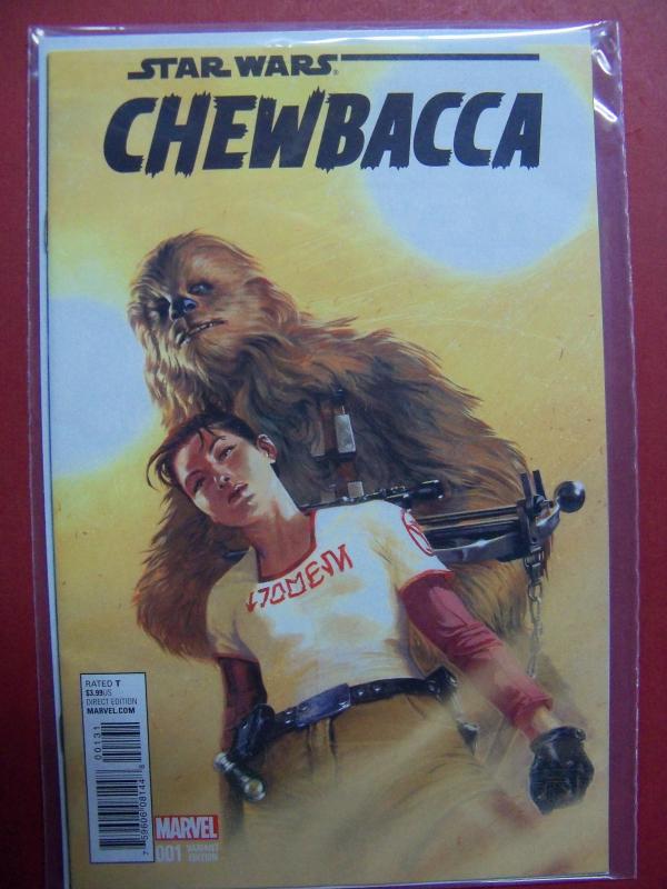 CHEWBACCA #001 GABRIELE DELL'OTTO 1:25 VARIANT COVER NM 9.4 MARVEL 2015 SERIES