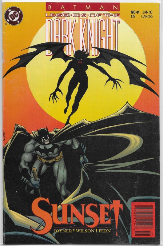 Batman: Legends of the Dark Knight (vol. 1, 1989) # 41 VG (Sunset) Scarlett
