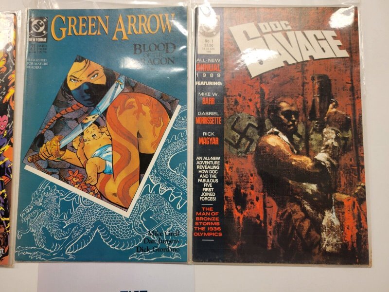 3 DC Comic #1 Blasters Special + #1 Doc Savage + #1 Green Arrow 80 TJ3