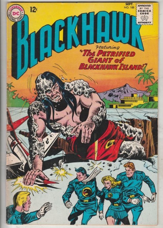 Blackhawk #188 (Sep-63) FN/VF+ High-Grade Black Hawk, Chop Chop, Olaf, Pierre...