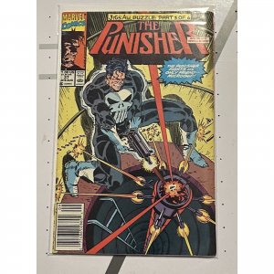 The Punisher #37 - Marvel Comics 1990 - Newsstand (VF): Jigsaw Puzzle Part 3
