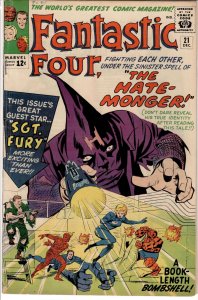 Fantastic Four #21 (1963) see description