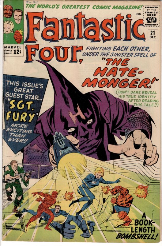 Fantastic Four #21 (1963) see description
