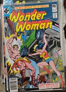 WONDER WOMAN # 259 1979  DC comics  newstand  fred hembeck strip hercules