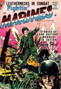 Fightin' Marines #23 VG ; Charlton | low grade comic November 1957 Leathernecks