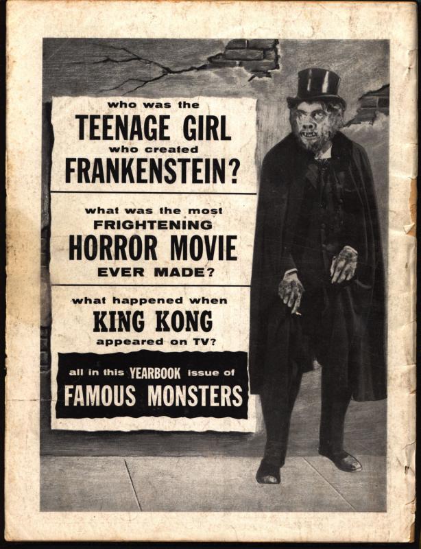 SIGNED FAMOUS MONSTERS of Filmland,1962 #1,Yearbook,Forrest J Ackerman