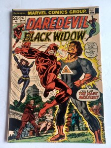 Daredevil #97 - 1st Dark Messiah -Black Widow - 1973 - FN
