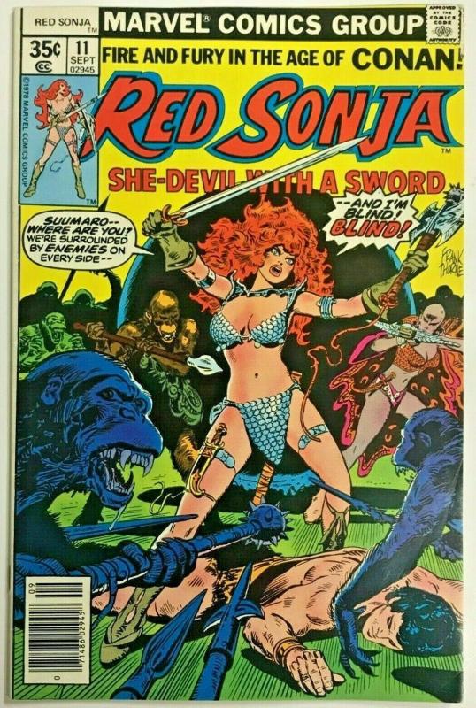 RED SONJA#11 VG/FN 1978 MARVEL BRONZE AGE COMICS