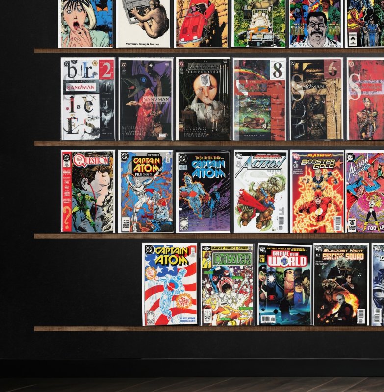 Huge Lot 150+ Comics with Captain Atom, Animal Man, Blackhawk & More!