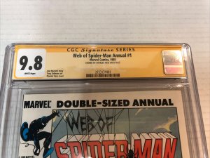 Web of Spider-Man Annual (1985)#1 CGC 9.8 (SS) Signed By Charles Vess ~ Marvel