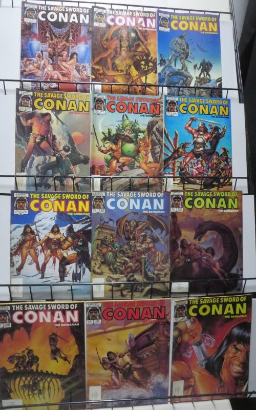 SAVAGE SWORD OF CONAN READER'S COLLECTION #2! 29 ISSUES! MARVEL MAGAZINES!