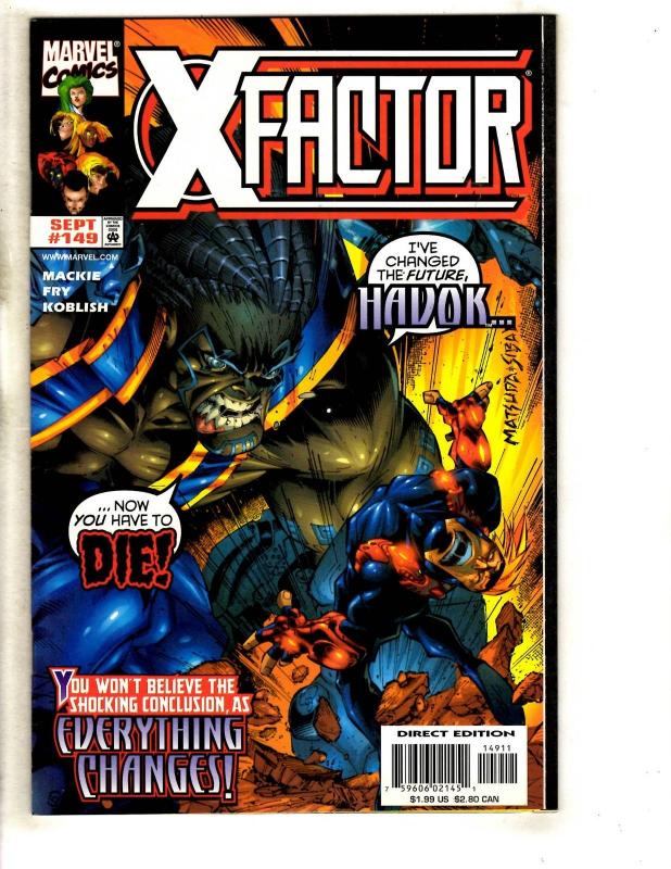 10 X-Factor Marvel Comic Books # 140 141 142 143 144 145 146 147 148 149 CR55