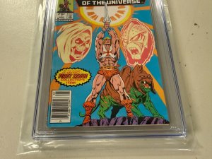 Masters Of The Universe # 1 CGC Graded 9.6 Marvel Comic Book Newsstand Var. JH28